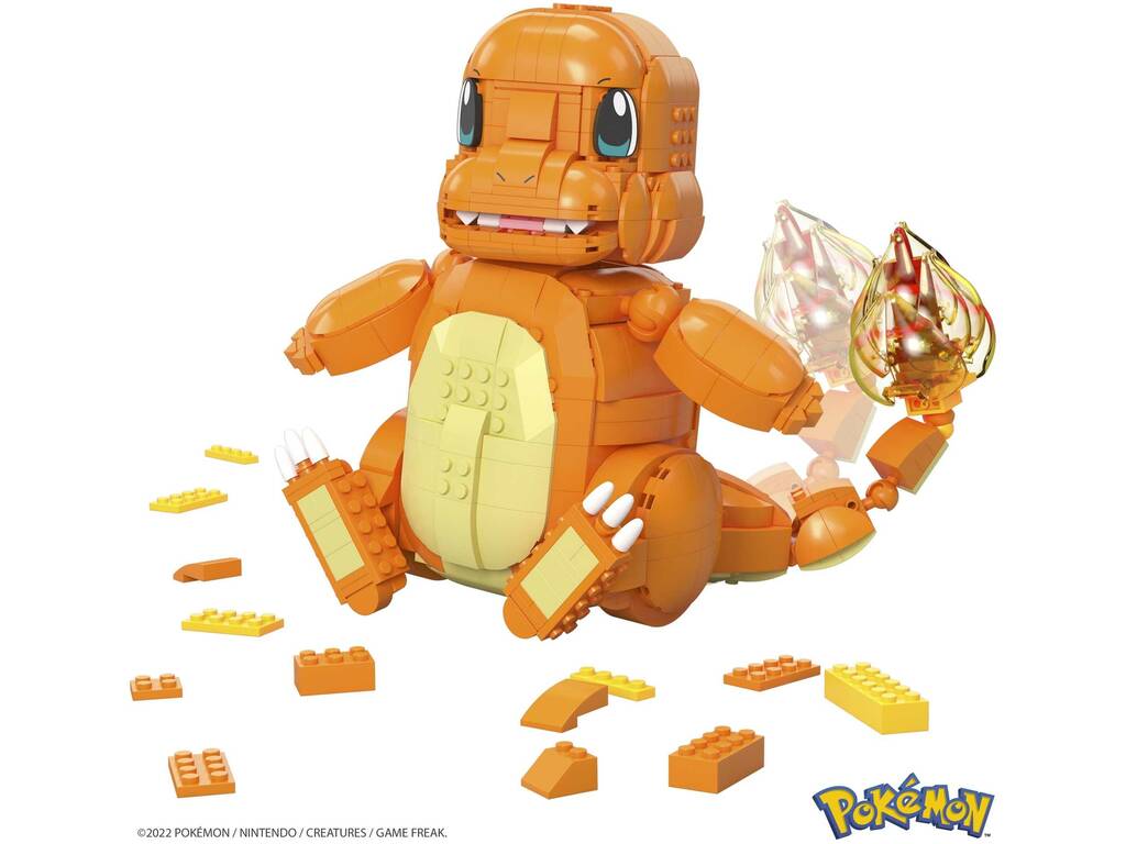 Pokémon Mega Figure Charmander Jumbo Mattel HHL13