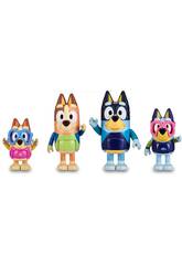 Bluey Pack 4 figurines Famosa BLY63000