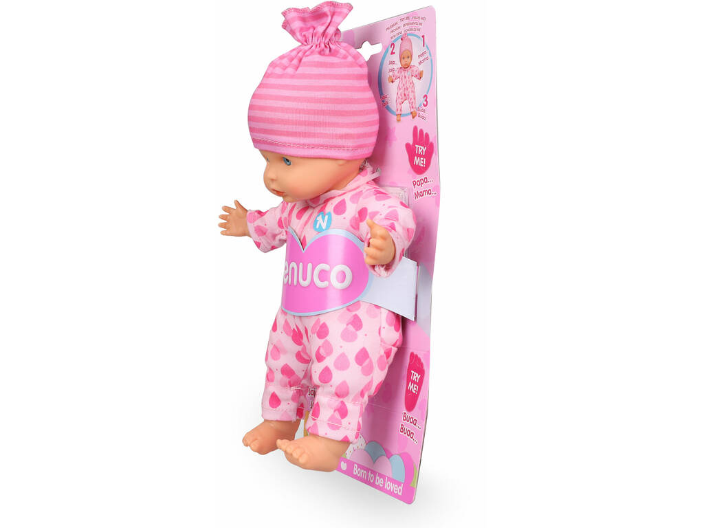 Nenuco Jouet doux 3 fonctions Rose Famosa NFN85000
