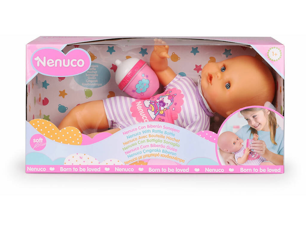 Nenuco mit Rasselflasche Famosa NFN87000