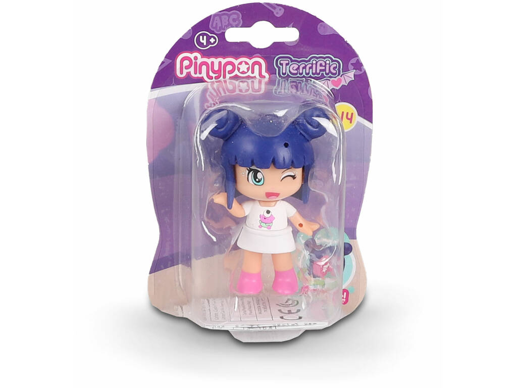 Pinypon Terrific Serie 14 Berühmte Puppe mit blauen Haaren PNY60000