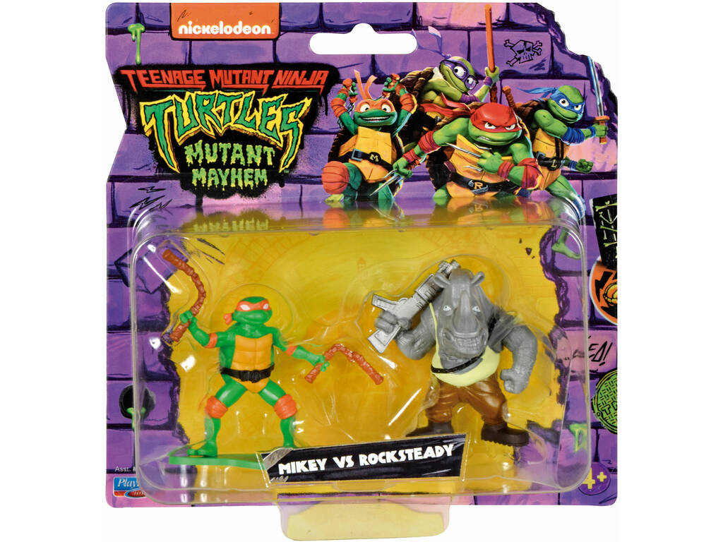 Tortues Ninja Mini Pack 2 Figures Famosa TU828000