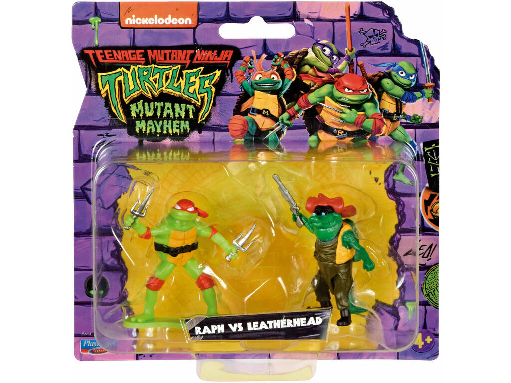 Tortues Ninja Mini Pack 2 Figures Famosa TU828000