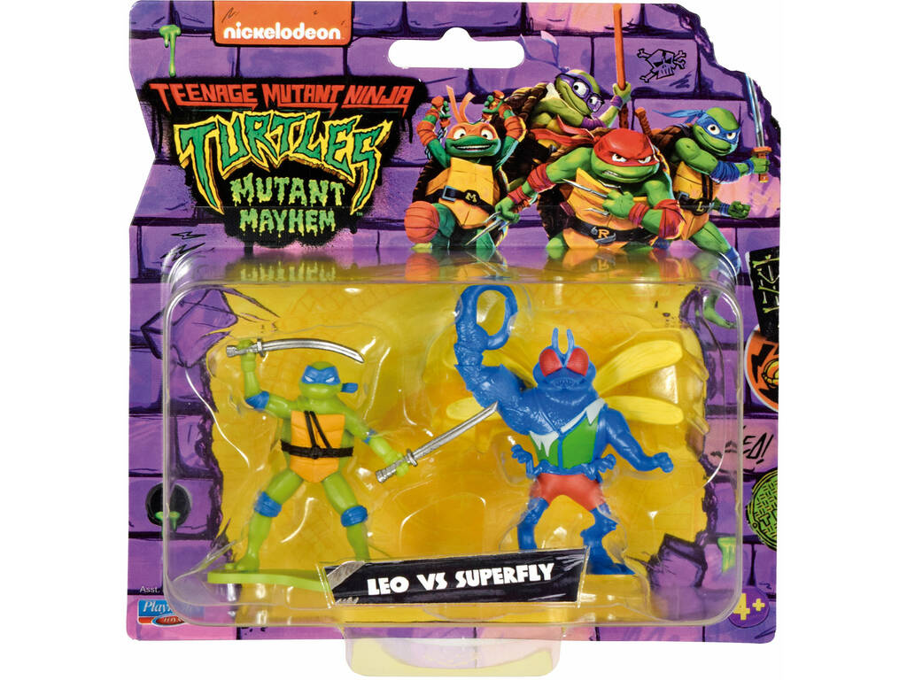 Tortues Ninja Mini Pack 2 Figures Famosa TU828000