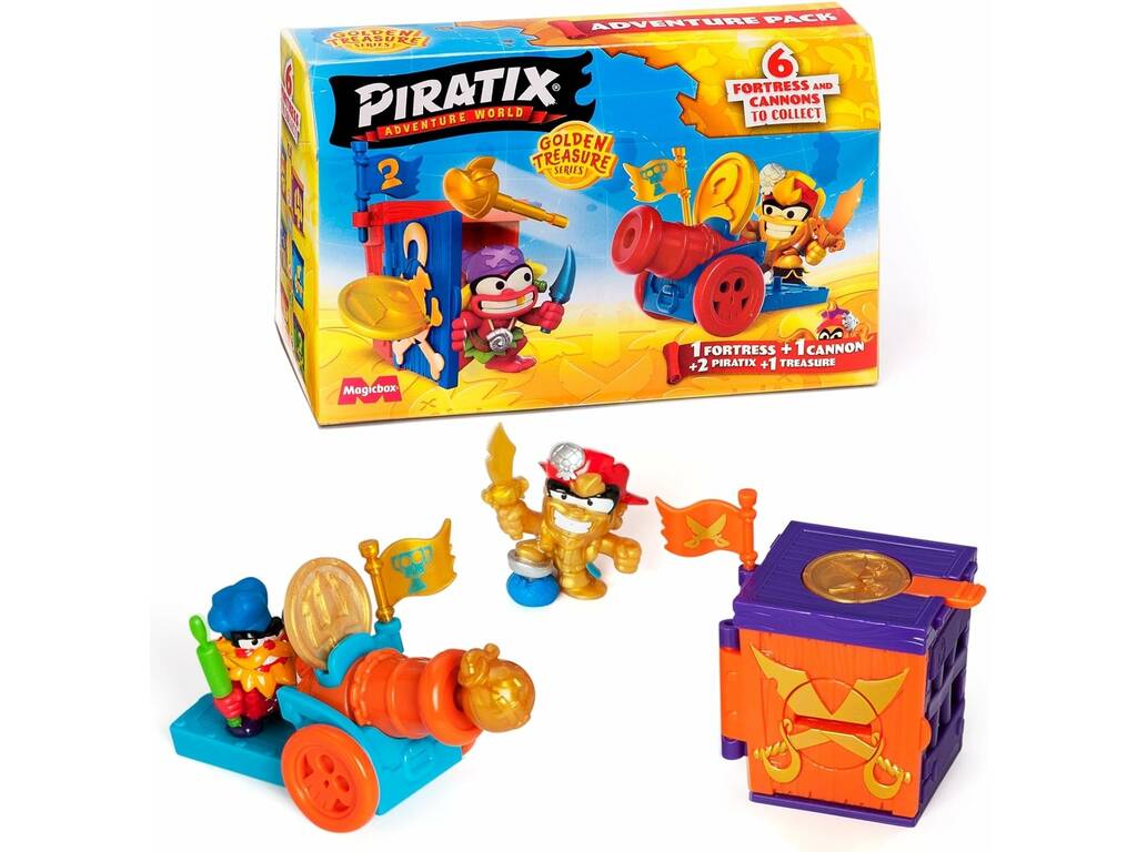 Piratix Golden Treasure Series Pack Adventure Magic Box PPX1D226IN00
