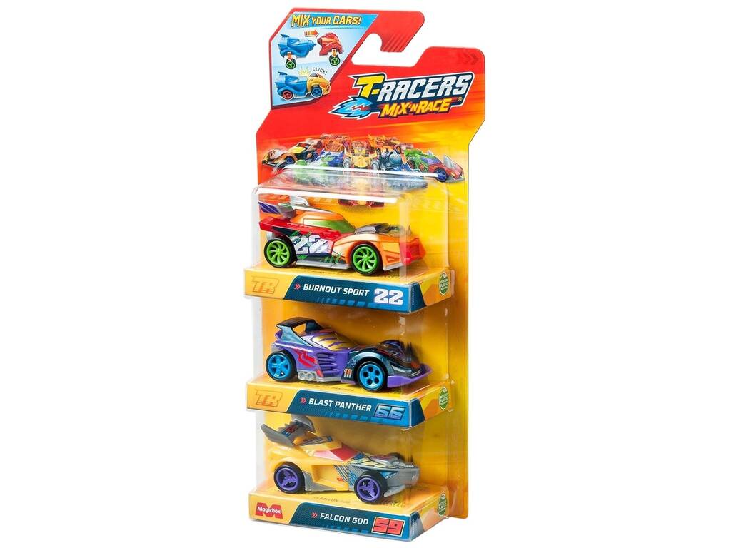 T-Racers Mix'n Race Pack 3 veicoli Magic Box PTR7V316IN00