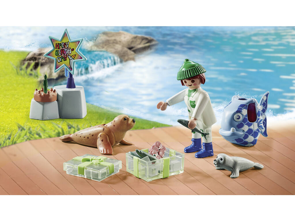 Playmobil 50ème Anniversaire My Life Caretaker with Animals 71448