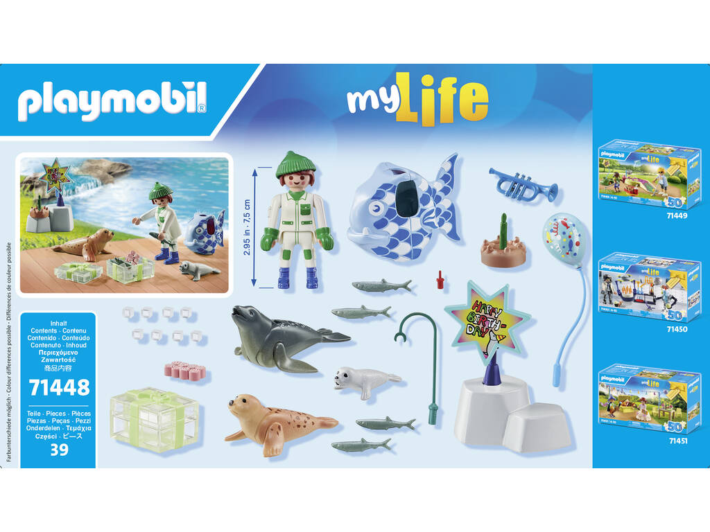 Playmobil 50ème Anniversaire My Life Caretaker with Animals 71448