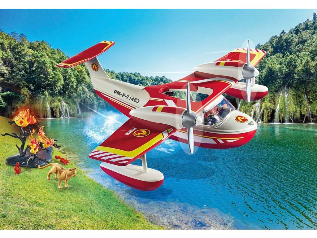 Playmobil Action Heroes Hidroavião dos Bombeiros 71463