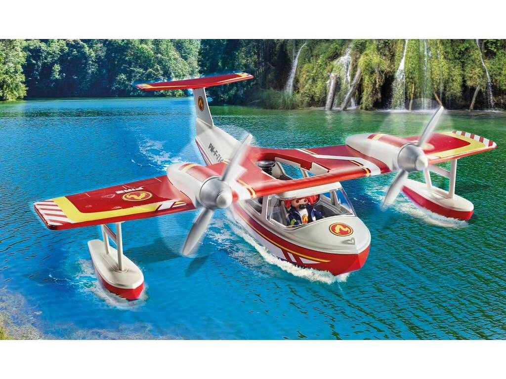 Playmobil Action Heroes Hidroavião dos Bombeiros 71463