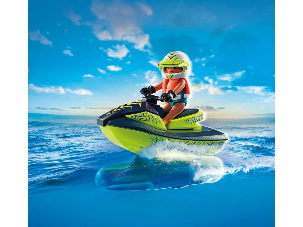 Playmobil Action Heroes Bateau de pompier avec Jet Ski 71464