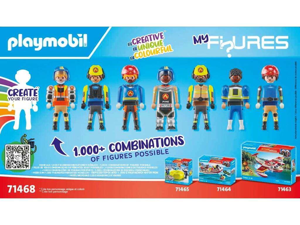 Playmobil Action Heroes Meine Figuren Feuerwehrleute 71468