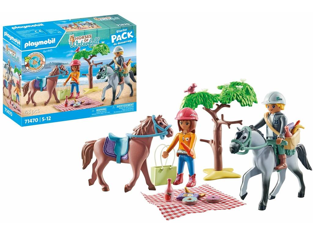 Playmobil Horses Of Waterfall Starter Pack Reitausflug