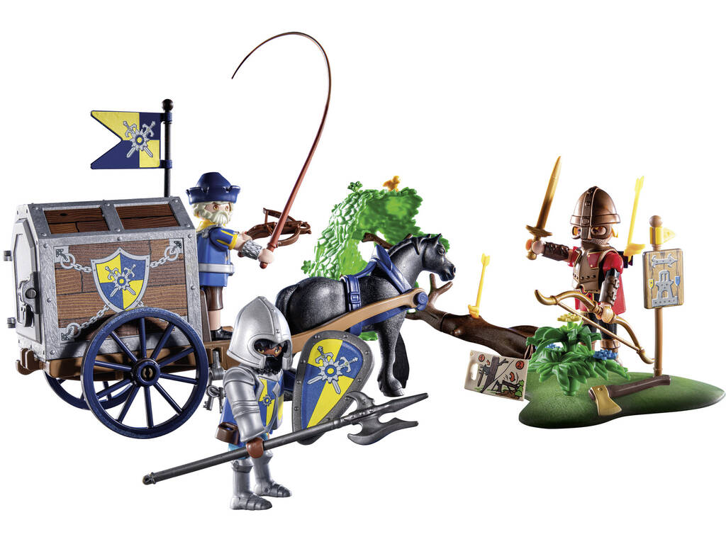 Playmobil Novelmore Convoy de Novelmore con Bandido 71484