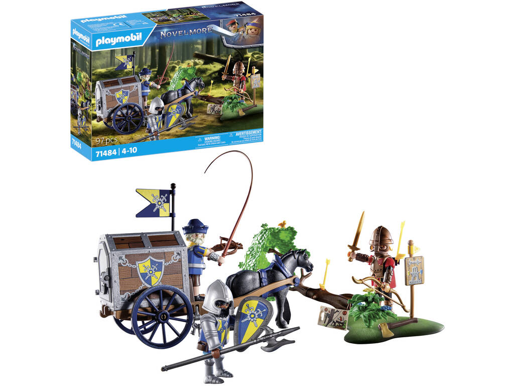 Playmobil Novelmore Convoy de Novelmore con Bandido 71484