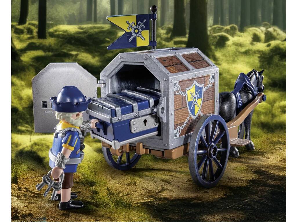 Playmobil Novelmore Convoy de Novelmore con Bandido 71484