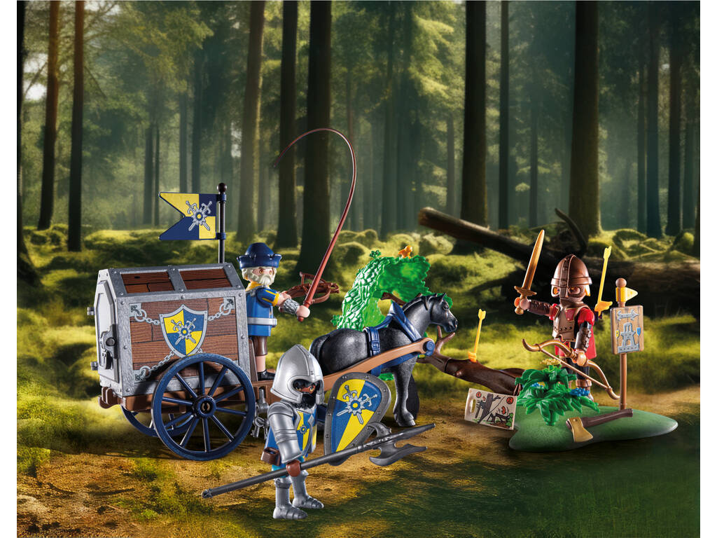 Playmobil Novelmore Convoy de Novelmore con Bandido 71484