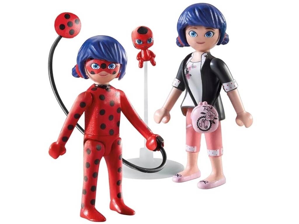 Playmobil Miraculous Ladybug Figura Marinette e Ladybug 71336