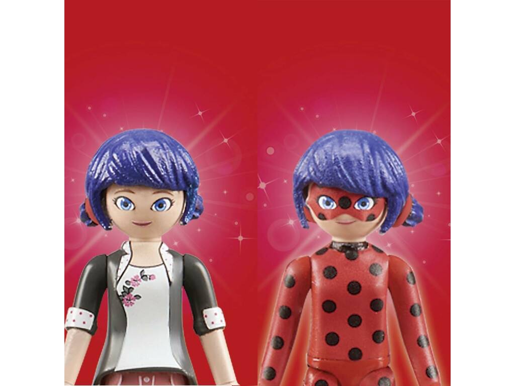 Playmobil Miraculous Ladybug Figura Marinette e Ladybug 71336