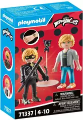 Playmobil Miraculous Ladybug Figur Adrien und Cat Noir 71337