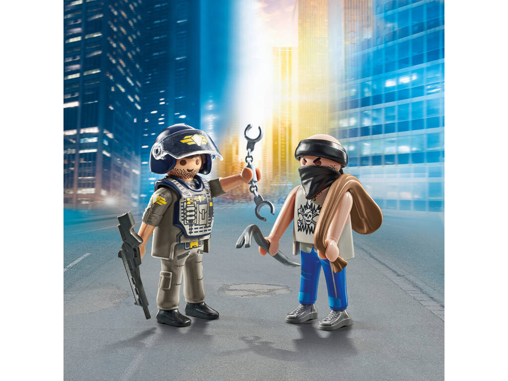 Playmobil Duopack Police avec voleur 71505