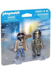 Playmobil Duopack Polizei mit Dieb 71505