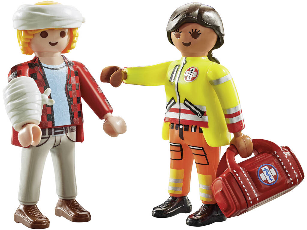 Playmobil Duopack Paramedic avec patient 71506