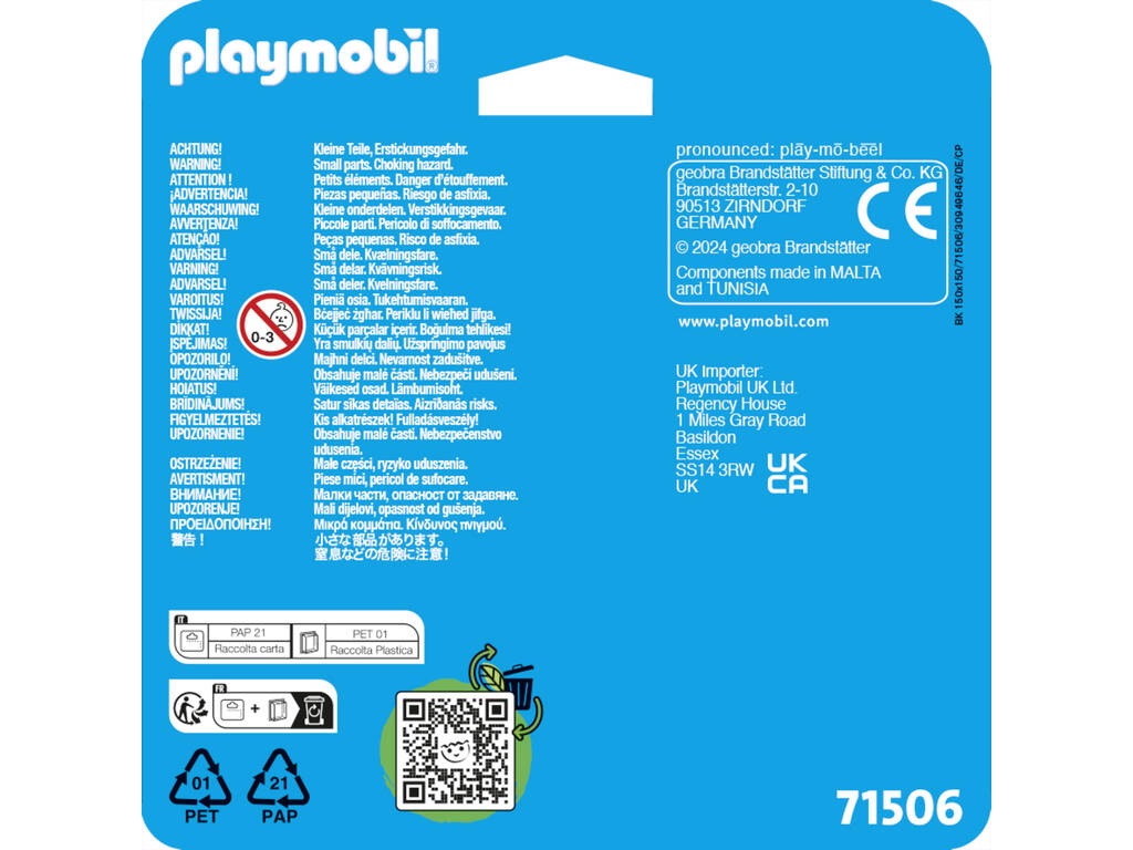 Playmobil Duopack Paramedic avec patient 71506