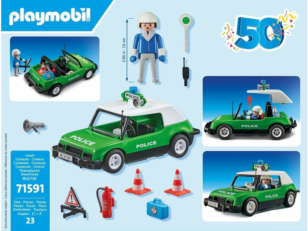 Playmobil Voiture de police classique 71591