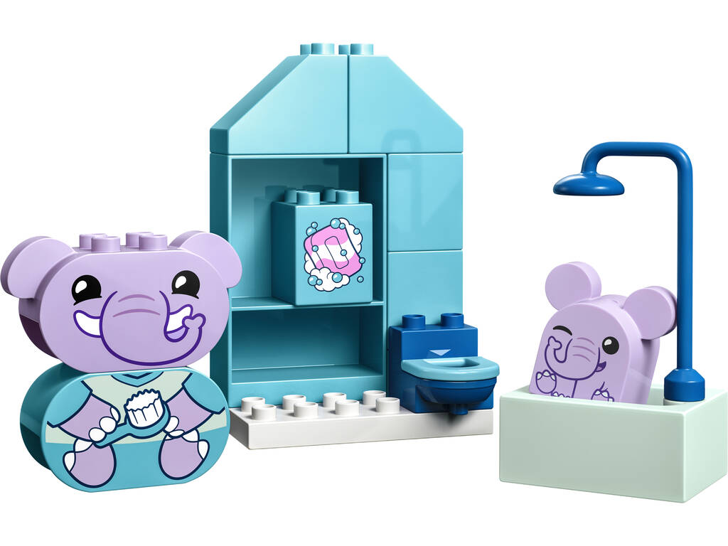 Lego Duplo routine quotidiana: il momento del bagnetto 10413