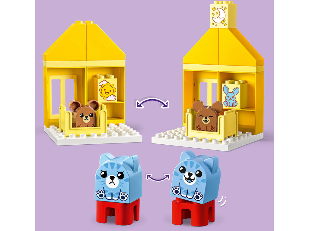 Lego Duplo routine quotidiana: mangiare e dormire 10414