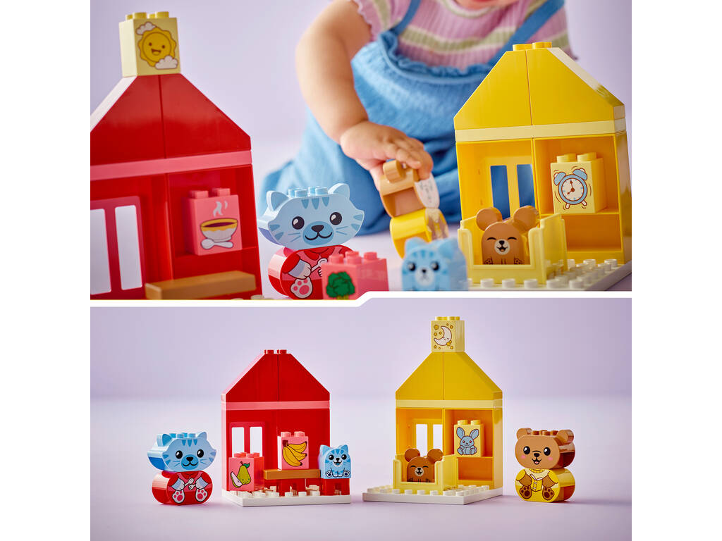 Lego Duplo routine quotidiana: mangiare e dormire 10414