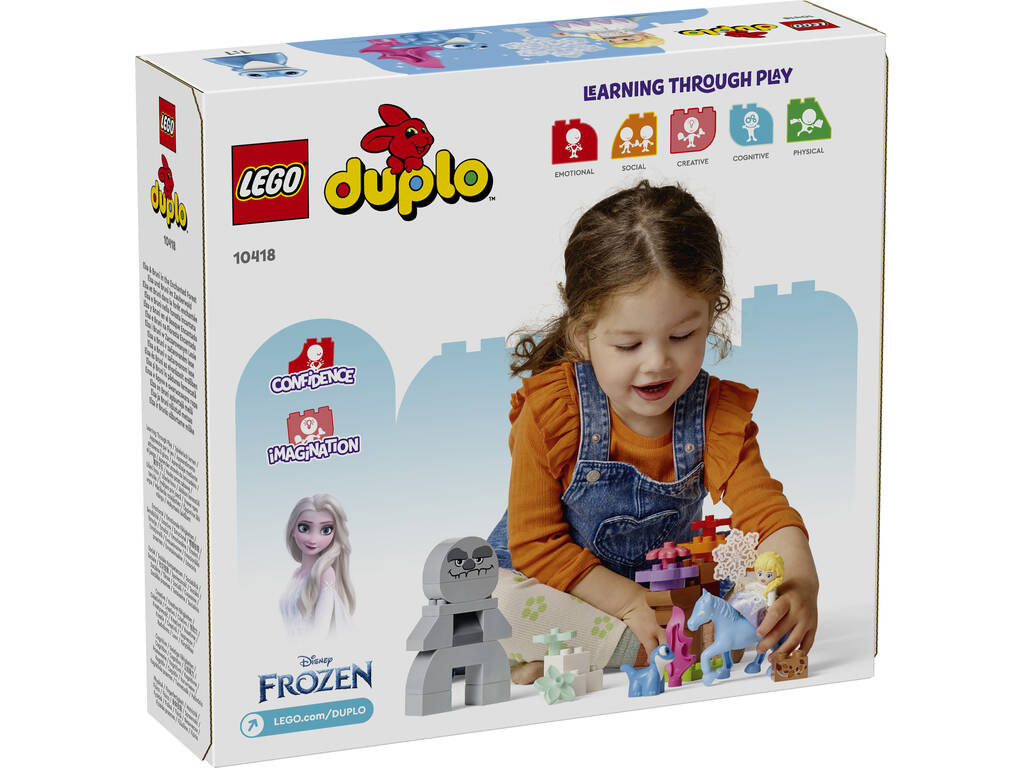 Lego Duplo Disney Frozen Elsa e Bruni nella foresta incantata 10418
