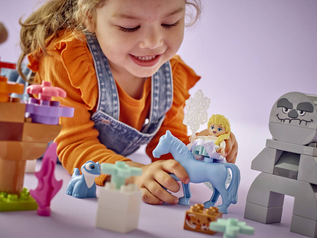 Lego Duplo Disney Frozen Elsa e Bruni nella foresta incantata 10418