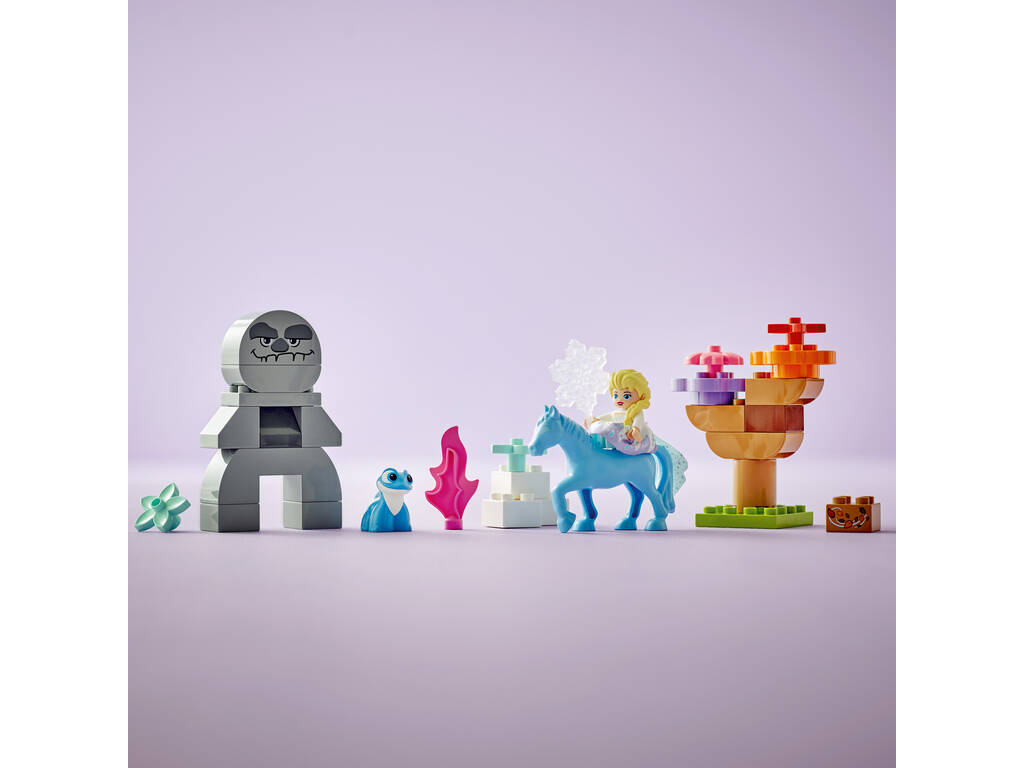 Lego Duplo Disney Frozen Elsa e Bruni nella foresta incantata 10418