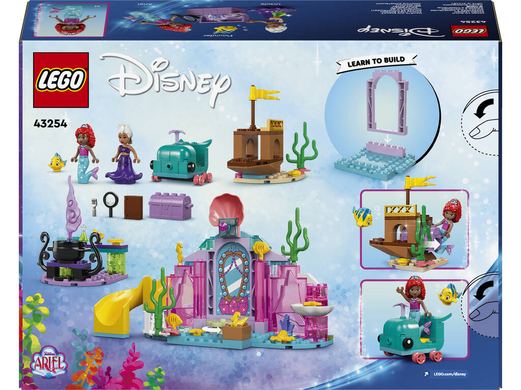 Lego Disney Junior Ariel La grotta di cristallo di Ariel 43254