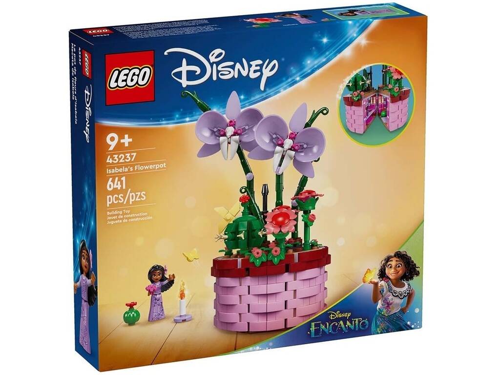 Lego Disney Charm Le pot de fleurs d'Isabela 43237