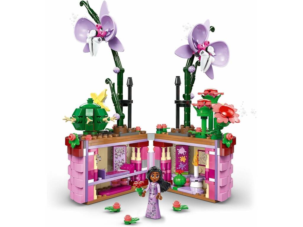 Lego Disney Charm Le pot de fleurs d'Isabela 43237