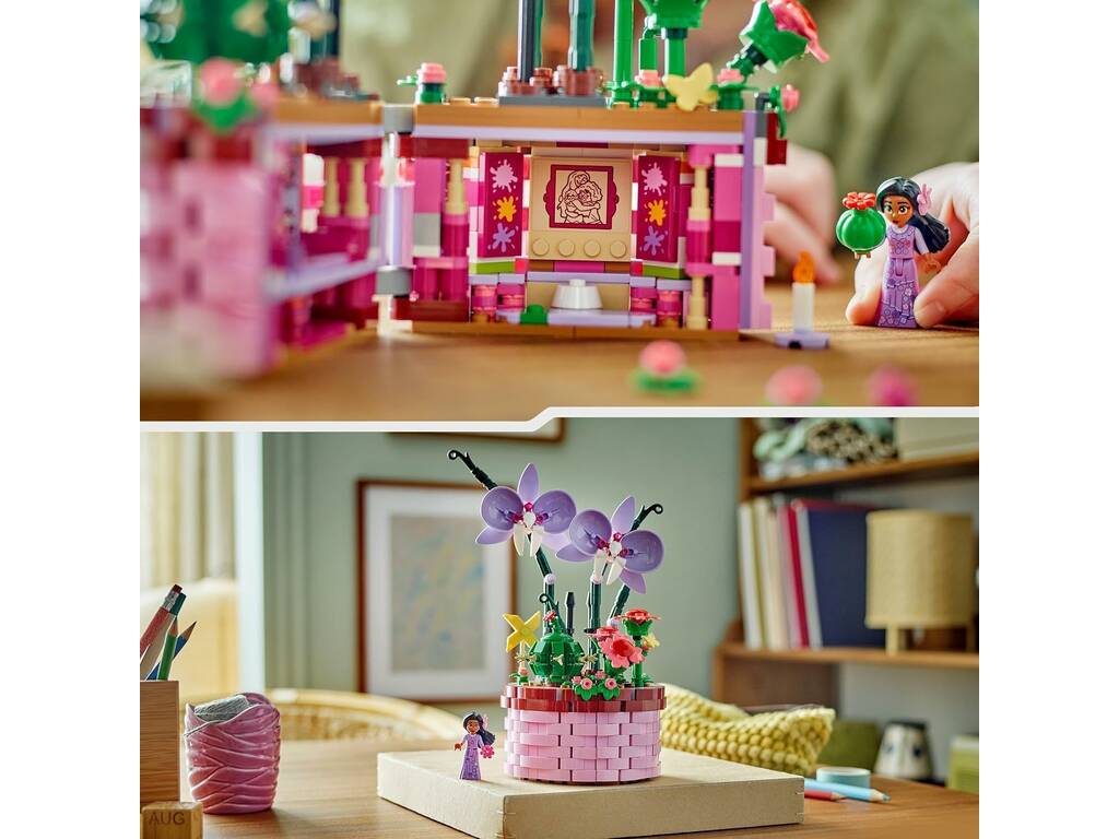 Lego Disney Charm Le pot de fleurs d'Isabela 43237