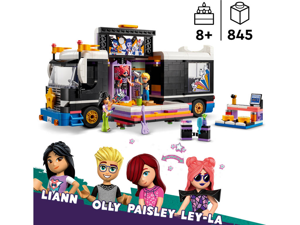Lego Friends Big Musical Tour Bus 42619