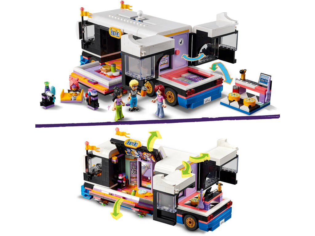Lego Friends Big Musical Tour Bus 42619