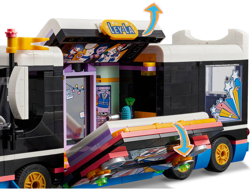 Lego Friends Big Musical Tour Bus 42619