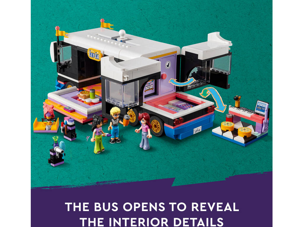 Lego Friends Big Musical Tour Bus 42619