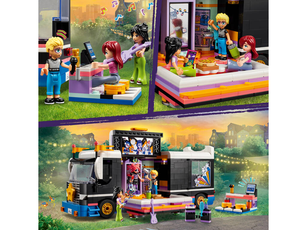 Lego Friends Big Musical Tour Bus 42619