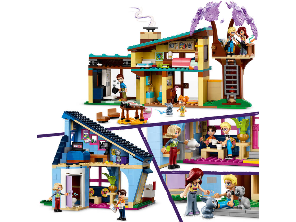 Maisons familiales Lego Friends Olly et Paisley 42620