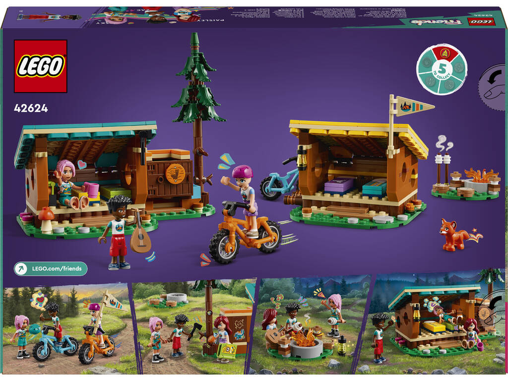 Lego Friends Campo Avventura: Capanne confortevoli 42624