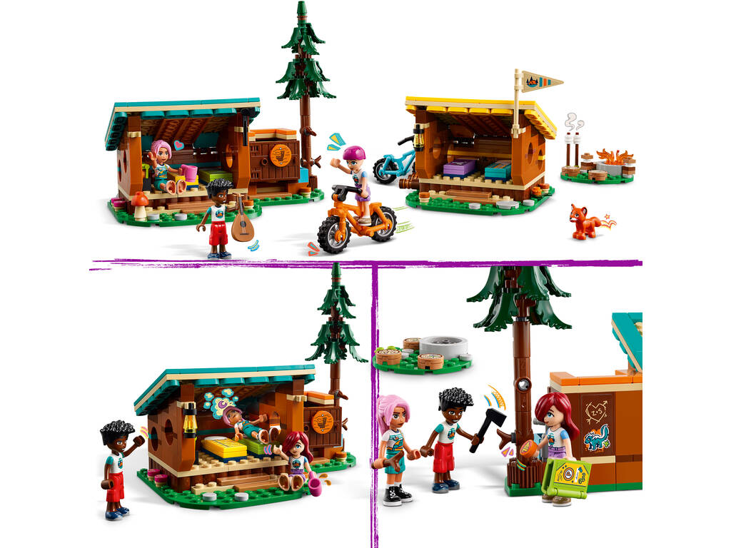 Lego Friends Campo Avventura: Capanne confortevoli 42624