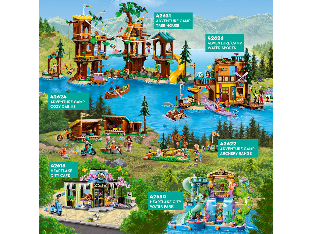 Camp d'aventure Lego Friends : sports aquatiques 42626