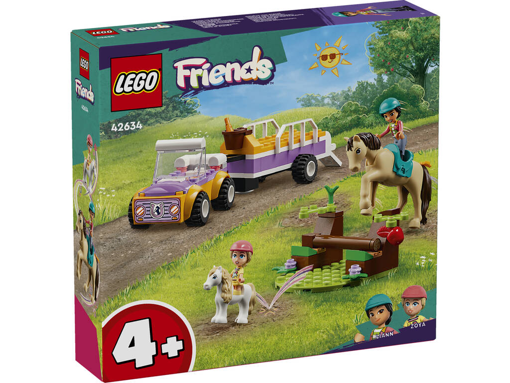 Remorque Lego Friends pour chevaux et poneys 42634