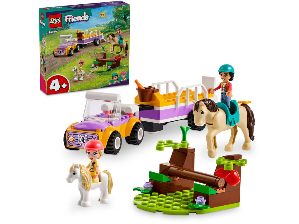Remorque Lego Friends pour chevaux et poneys 42634